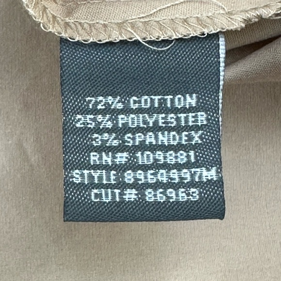 Vtg Donna Ricco Tan True Wrap Dress 8 V-Neck 3/4 Sleeves Full Pleated A-Line - Picture 6 of 12